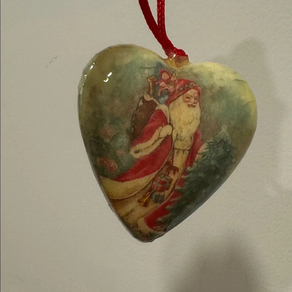VINTAGE PAPER Christmas ORNAMENTS PAPER DECOUPAGE